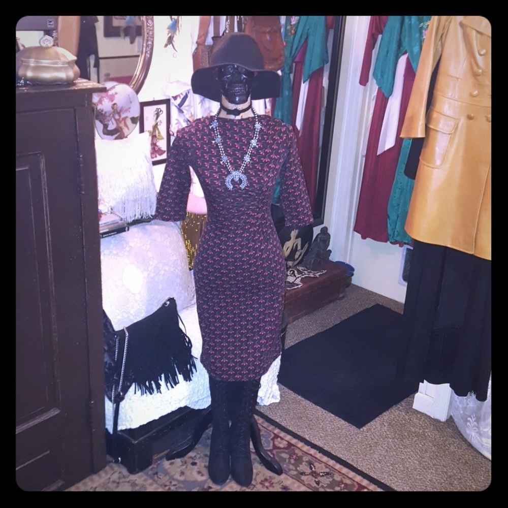 Vintage 1950s Wiggle Dress